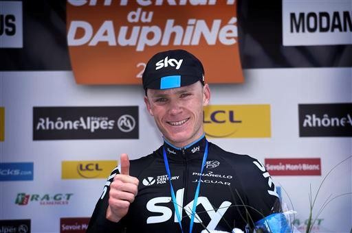 Chris Froome miste dopingcontrole